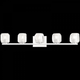 Matteo Lighting Carleton Bath Vanity Light, 5-Light, Chrome, 32.13"W (S04105CH 3060LRX) 