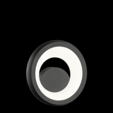 Matteo Lighting Maverick Wall Sconce, 1-Light, LED, Matte Black, White Acrylic Shade, 8"W (W32708MB 3060MNV) 