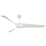 Alora Lighting Emiko Fans, 3-Light, LED, White, 56"W 