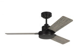 Generation Lighting Jovie 44" Indoor/Outdoor Aged Pewter Ceiling Fan with Wall Control and Manual Reversible Motor 