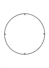 Visual Comfort & Co. Modern Collection Trellis Spacer Round, Nightshade Black, 18.3"W (700TRSRNGR424B 70PGCK2) 