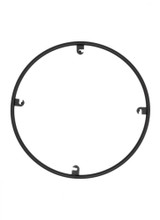 Visual Comfort & Co. Modern Collection Trellis Spacer Round, Nightshade Black, 18.3"W (700TRSRNGR48B 70PGCKA) 