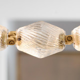 Visual Comfort & Co. Modern Collection Collier Chandelier, LED, Natural Brass, 115.1"H (700CLR108NB-LED927R 70PGCLX) 