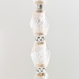 Visual Comfort & Co. Modern Collection Collier Chandelier, LED, Polished Nickel, 89.7"H (700CLR84N-LED927R 70PGCMK) 