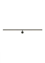 Visual Comfort & Co. Modern Collection Plural Dome Picture Light, 1-Light, LED, Dark Bronze, 30"L (700PLUD30Z-LED927 70PGFK5) 