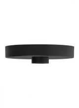 Visual Comfort & Co. Modern Collection Modern Line-Voltage Shallow Canopy, Nightshade Black, 6.3"W (700SHLCNPY6NBK 70PGHH8) 