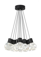 Visual Comfort & Co. Modern Collection Kira Ceiling Pendant, 11-Light, LED, Black, 20"W (700TDKIRAP11IB-LEDWD 70PGKD7) 