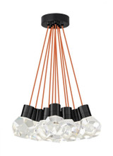 Visual Comfort & Co. Modern Collection Kira Pendant, 11-Light, LED, Black, 20"W (700TDKIRAP11OB-LED930 70PGKDD) 
