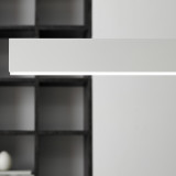 Visual Comfort & Co. Modern Collection Vandor Linear Suspension, 1-Light, LED, Satin Nickel, 50"L (700LSVANWS-LED935 70PKF7D) 