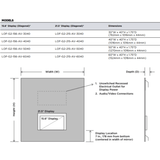 Electric Mirror Loft Mirror Television, 21.5" HD Television Display, 40"H x 30"W x 1.75"D (LOF-215-AV-3040 YUU6011X4E) 