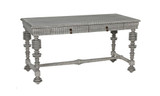 Noir Portuguese Desk, Distressed Grey, 60"W (GDES115DGR-S YUU6013EXT) 