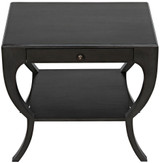 Noir Maude Side Table, 1-Drawer, Pale, 28.5"H (GTAB711P YUU6013NRY) 