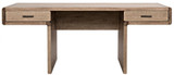 Noir Degas Desk, Washed Walnut, 76"W (GDES155WAW YUU6013EY3) 