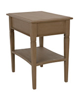 Noir Oxford Side Table, 1-Drawer, Weathered, 30"H (GTAB247WEA YUU6013NTL) 
