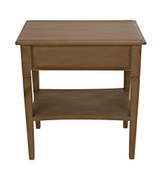 Noir Oxford Side Table, 1-Drawer, Weathered, 30"H (GTAB247WEA YUU6013NTL) 