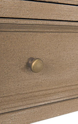 Noir Oxford Side Table, 2-Drawer, Weathered, 30"H (GTAB246WEA YUU6013NTN) 