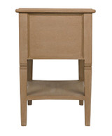 Noir Oxford Side Table, 2-Drawer, Weathered, 30"H (GTAB246WEA YUU6013NTN) 