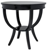 Noir Scheffield End Table, Matte Black, 30"W (GTAB223 YUU6013PPK) 