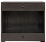 Noir Sumiko Side Table, 2-Drawer, Pale, 27.5"H (GTAB787P YUU6013PPZ) 