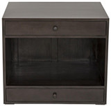 Noir Sumiko Side Table, 2-Drawer, Pale, 27.5"H (GTAB787P YUU6013PPZ) 