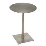 Noir Stiletto Side Table, Antique Silver, 20"H (GTAB812ASV YUU6013PPX) 
