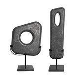 Noir Flaubert Sculpture, Black Marble and Matte Black, 6.5"W (AM-312BM-2 YUU6013FX6) 