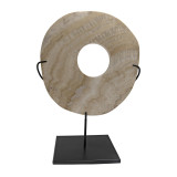 Noir Onyx On Stand Sculpture, Matte Black Base, 12"W (AM-40A YUU6013FX9) 