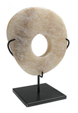 Noir Onyx On Stand Sculpture, Matte Black Base, 10.5"W (AM-40B YUU6013FXA) 