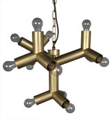 Noir Snow Flake Chandelier 