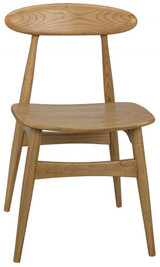 Noir Surf Dining Chair, Natural, 30.5"H (AE-15N YUU6013HVU) 