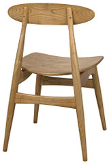 Noir Surf Dining Chair, Natural, 30.5"H (AE-15N YUU6013HVU) 