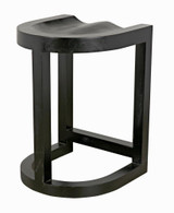 Noir Saddle Counter Stool 