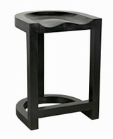 Noir Saddle Counter Stool 