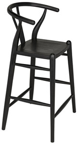 Noir Zola Counter Stool 