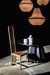 Noir Brosche Dining Table 