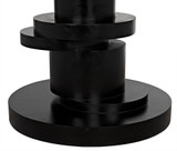 Noir Hugo Dining Table, Hand-Rubbed Black, 60"W (GTAB558HB YUU6013KV6) 