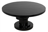 Noir Hugo Dining Table, Hand-Rubbed Black, 60"W (GTAB558HB YUU6013KV6) 