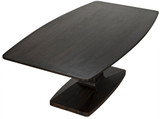 Noir Travis Dining Table, Ebony Walnut, 84"W (GTAB540EB YUU6013LRD) 