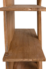 Noir Vetra Bookcase, Natural, 84.5"H (GBCS228T YUU6013LU4) 