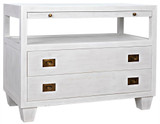 Noir 2-Drawer Side Table 