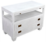 Noir 2-Drawer Side Table 