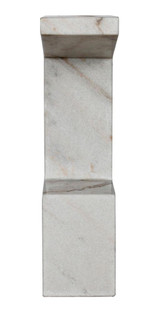 Noir Aero Side Table, White Marble, 30"H (GTAB978W YUU6013MRC) 