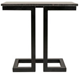 Noir Alonzo Side Table, Matte Black, 23"H (GTAB359-ML YUU6013MRJ) 