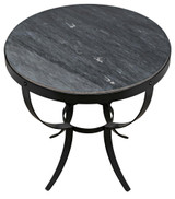 Noir Byron Side Table, Matte Black Base, 28.5"H (GTAB286-ML YUU6013MT9) 