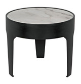 Noir Cylinder Side Table, Matte Black, 20.5"H (GTAB694MTB YUU6013MTQ) 