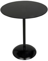 Noir Felix Side Table, Matte Black, 19"H (GTAB654MTB YUU6013MUG) 