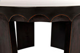 Noir Fluted Side Table 