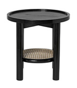 Noir Hide Away Side Table 
