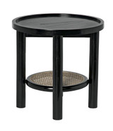 Noir Hide Away Side Table 