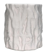 Noir Damono Side Table, White Fiber Cement, 18.5"H (AR-304WFC YUU6013MTW) 